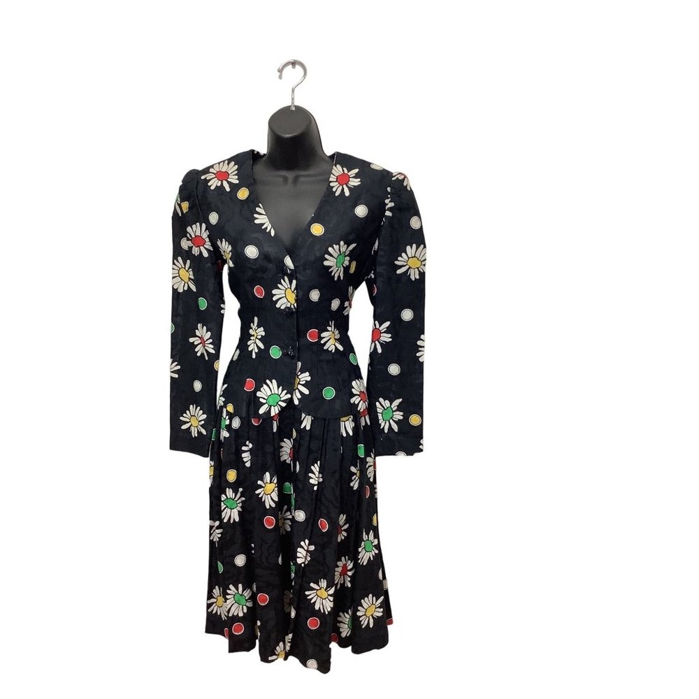 Vintage 1980s Anne Crimmins for Umi Collections Skirt Set